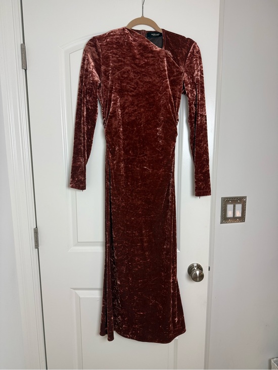 Rachel Comey Dresses & Skirts - Rachel Comey Velvet Midi Dress in Rust Brown